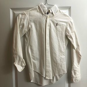 White Polo Ralph Lauren button down